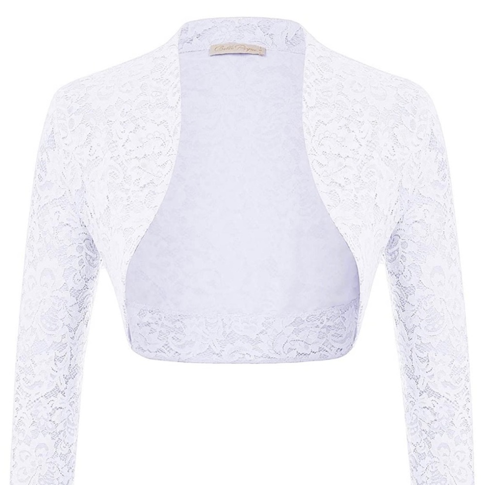 White Lace Bolero - 1950s Style